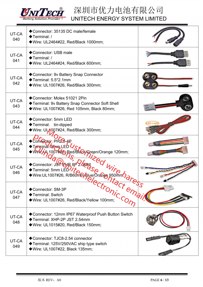 Custom cable assembly, USB Molex JST SM waterproof switch wiring harnessï¼UL wire for electronic device